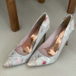 Floral printed stilettos, Ted Baker